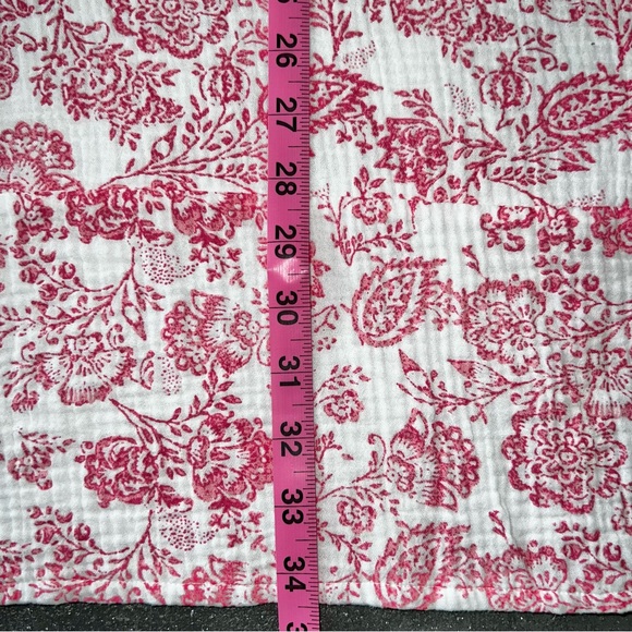 Bobi Los Angeles Pink & White Paisley Sleeveless Dress - Picture 6 of 8